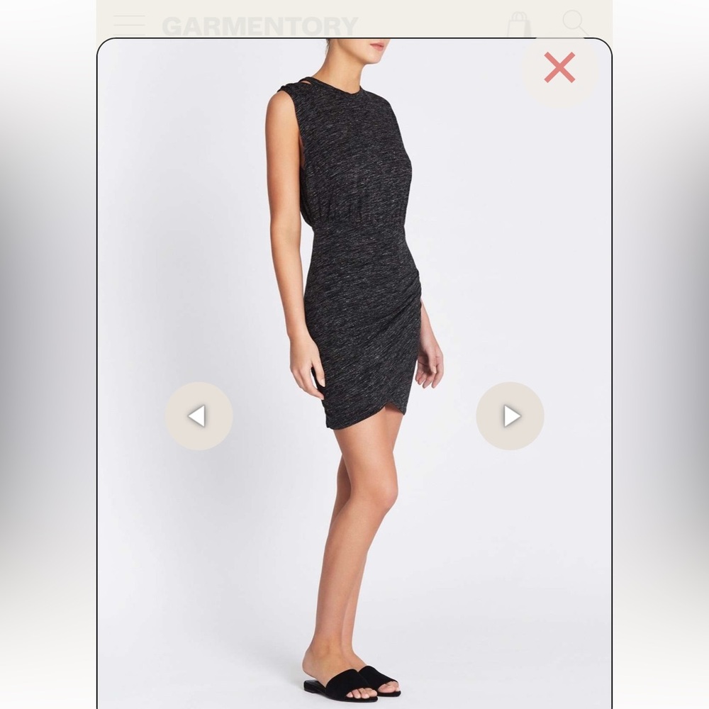 IRO Plush Dress in Mixed Grey.